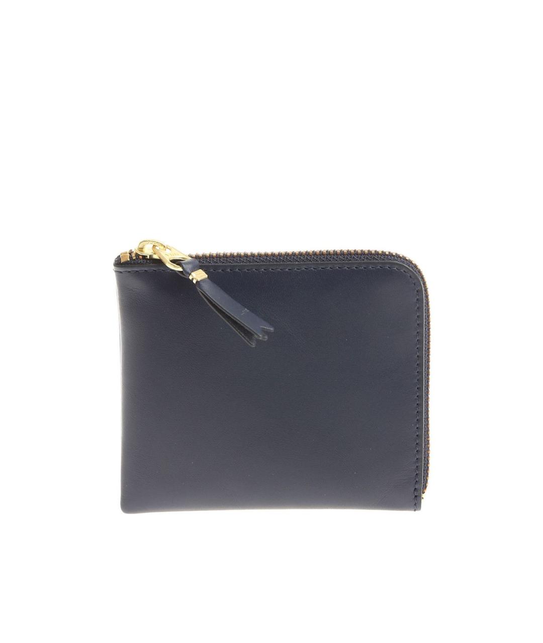 COMME DES GARÇONS WALLET Синий кожаный кошелек, фото 1