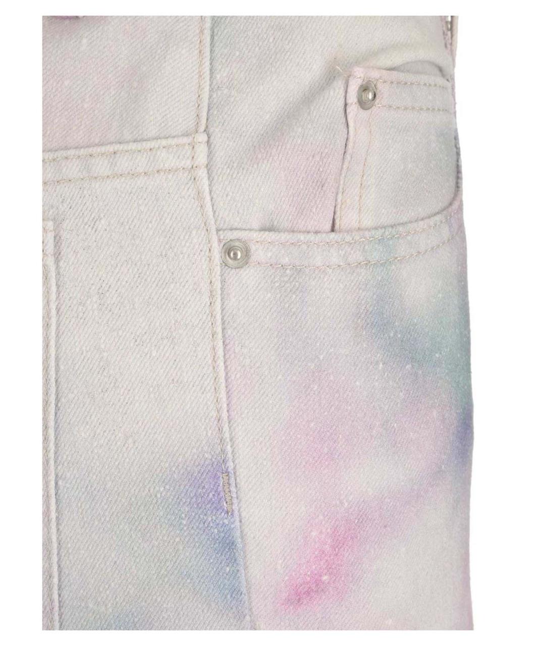 ISABEL MARANT Мульти хлопковые прямые джинсы, фото 3