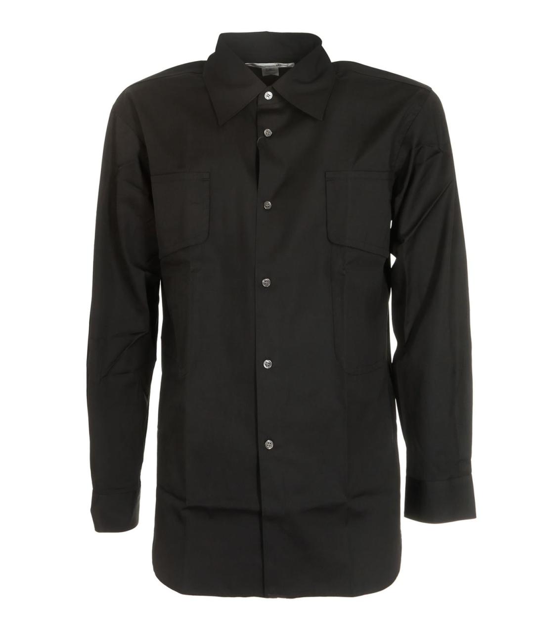 COMME DES GARÇONS SHIRT Черная хлопковая классическая рубашка, фото 1