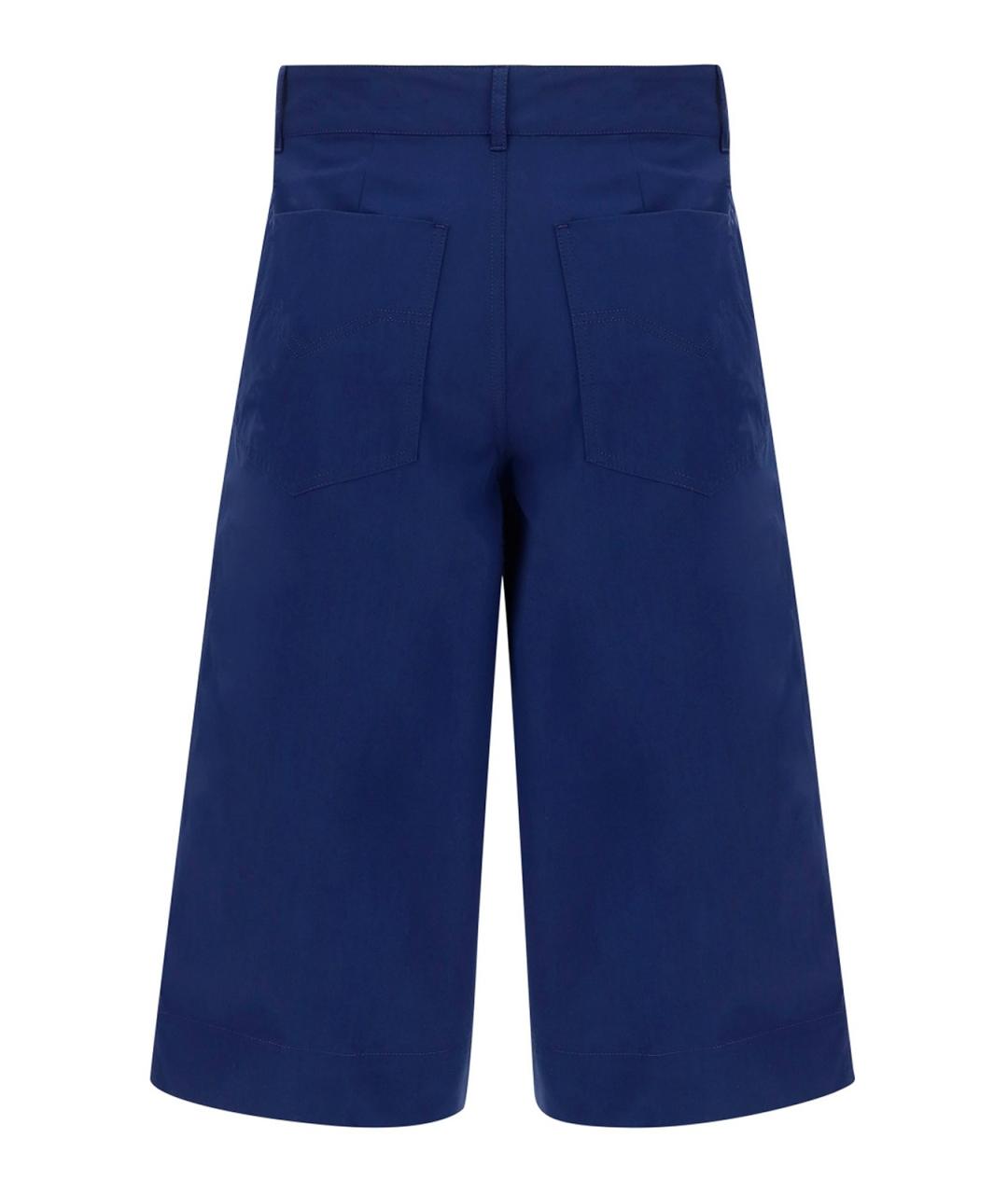 KENZO Синие хлопковые шорты, фото 2