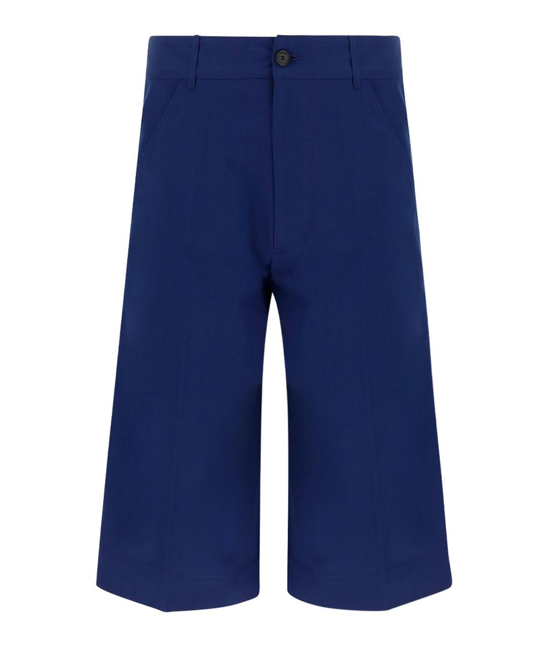 KENZO Синие хлопковые шорты, фото 1