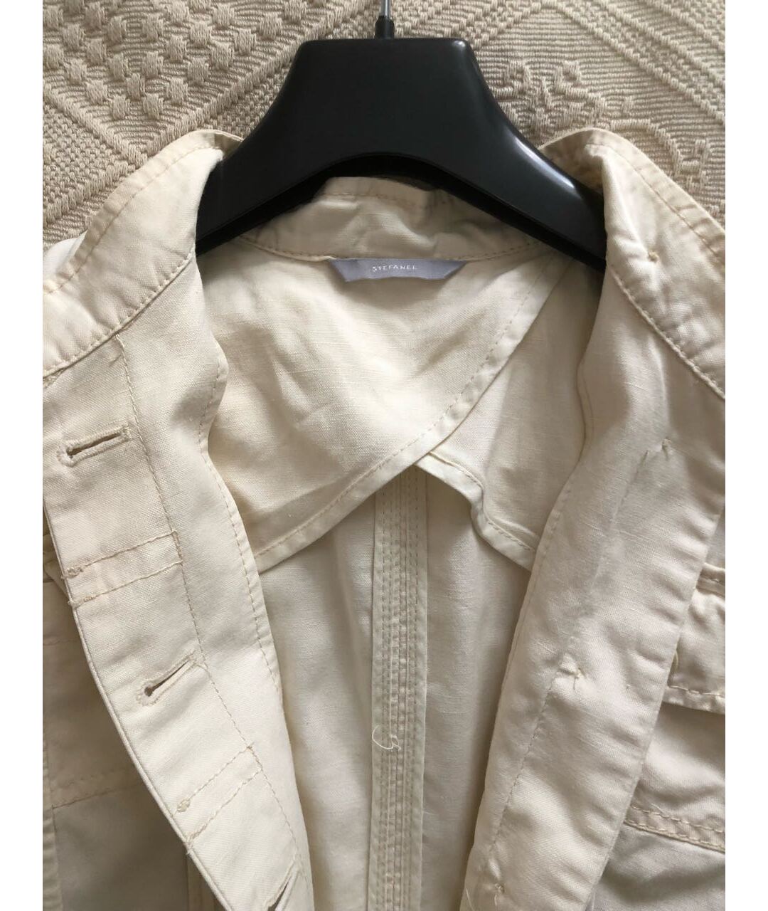 STEFANEL Белый хлопковый жакет/пиджак, фото 3