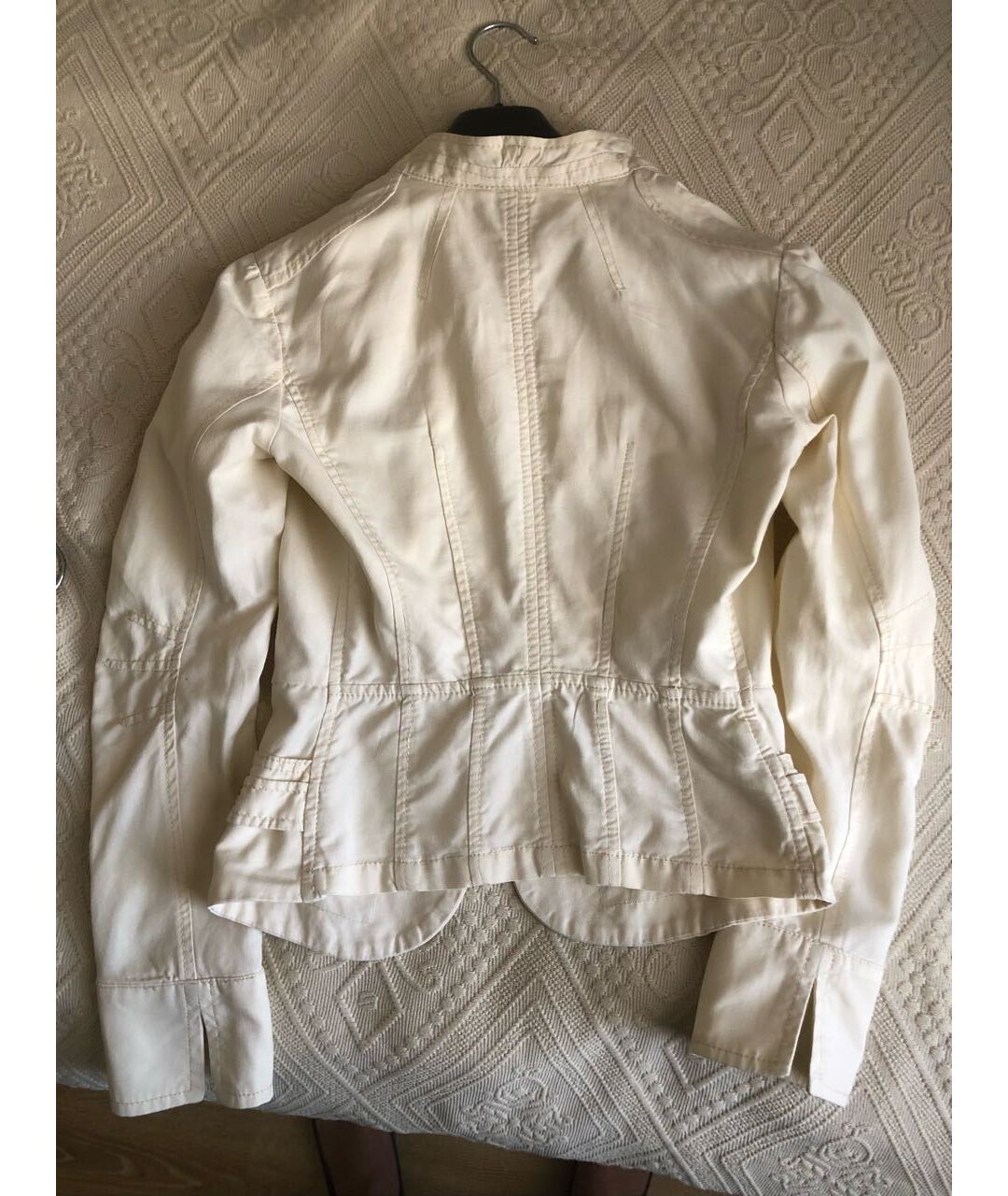STEFANEL Белый хлопковый жакет/пиджак, фото 2