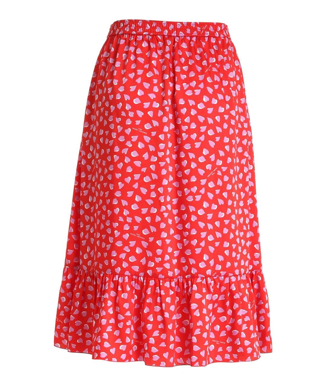 MARC JACOBS Красная полиэстеровая юбка макси, фото 2