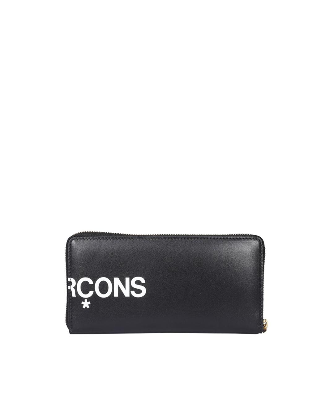 COMME DES GARÇONS Черный кожаный кошелек, фото 3