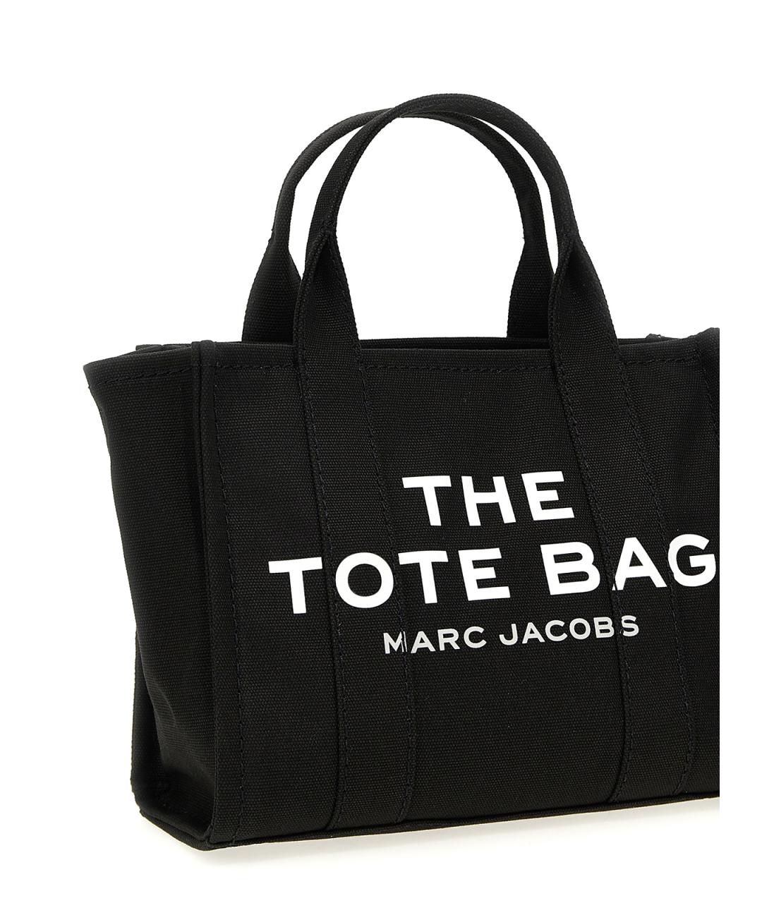MARC JACOBS Черная хлопковая сумка тоут, фото 3