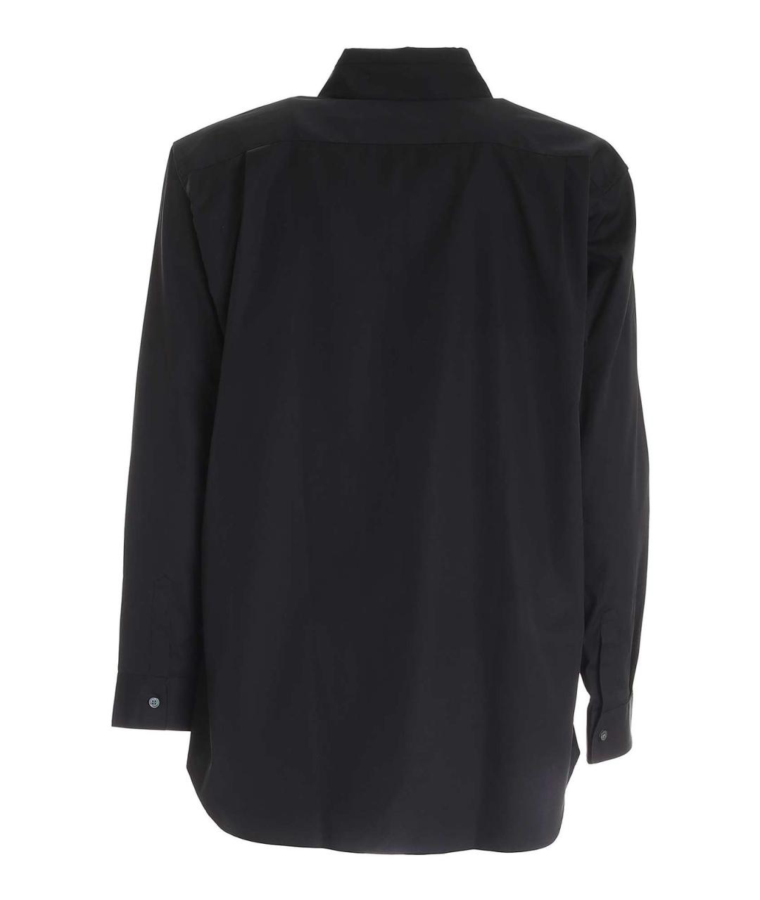 COMME DES GARÇONS SHIRT Черная хлопковая классическая рубашка, фото 2