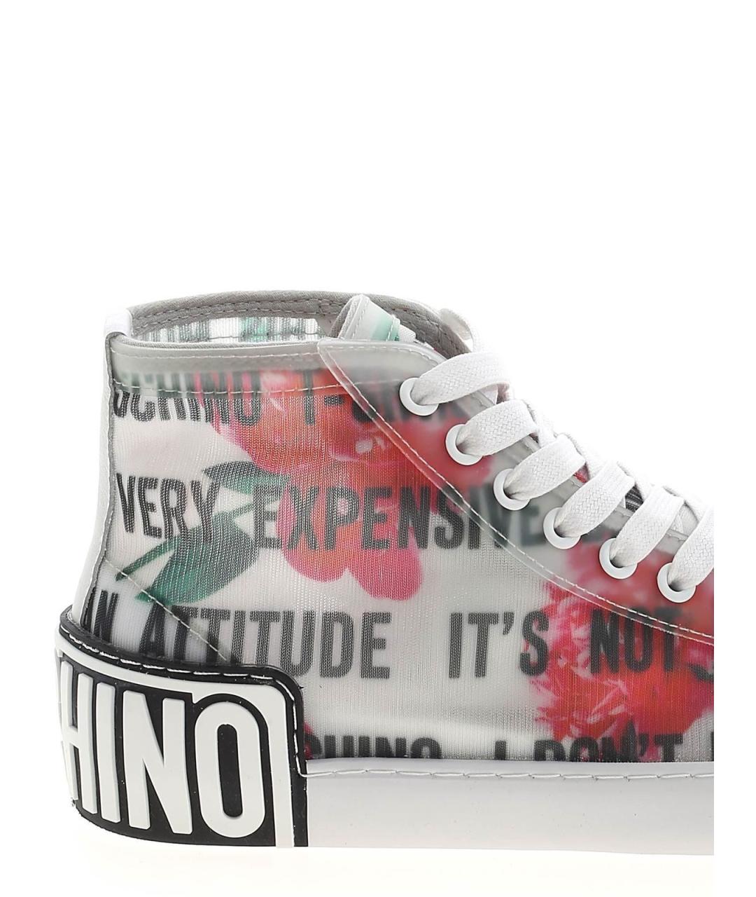 MOSCHINO Мульти кеды, фото 4