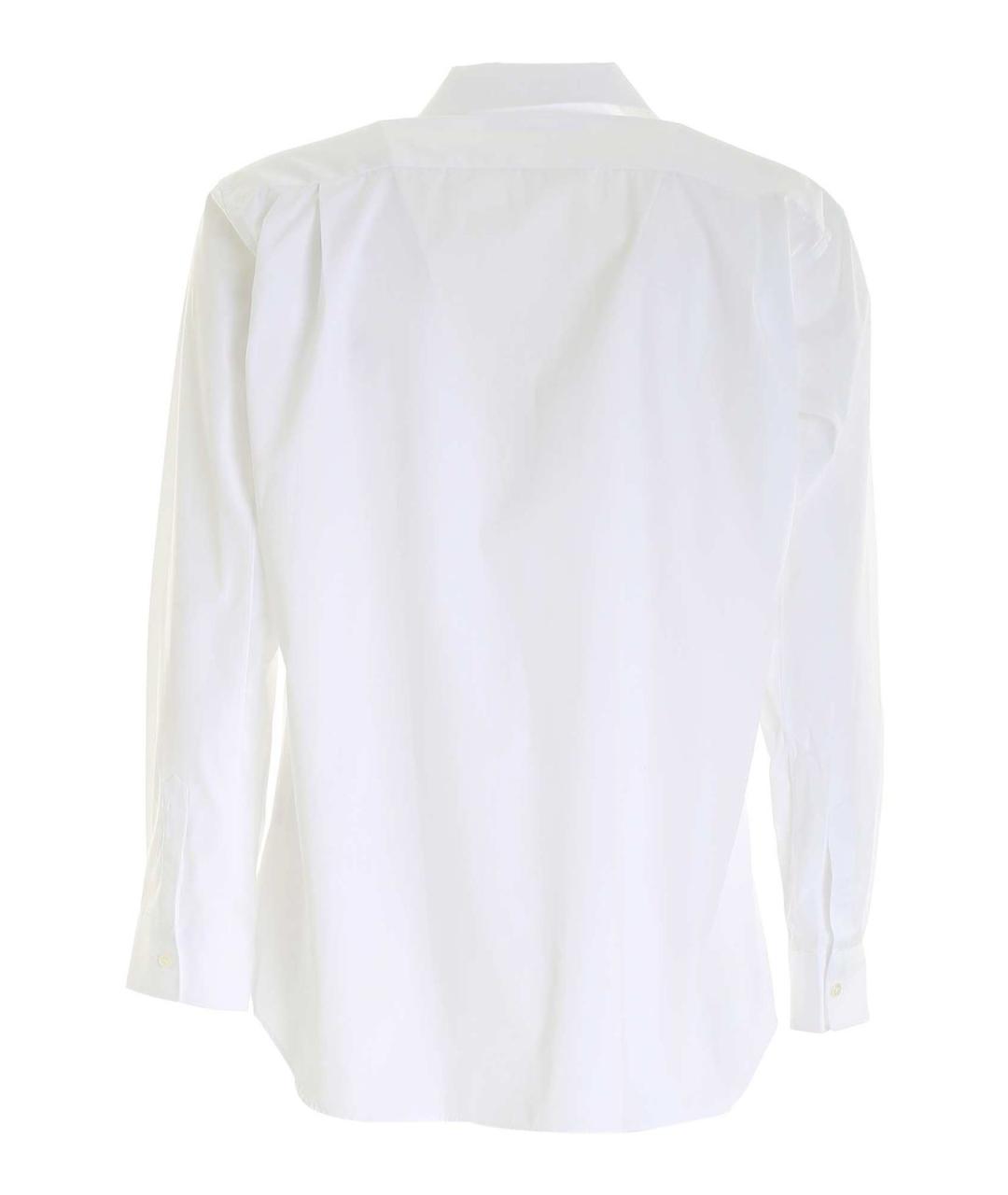 COMME DES GARÇONS SHIRT Белая хлопковая классическая рубашка, фото 2