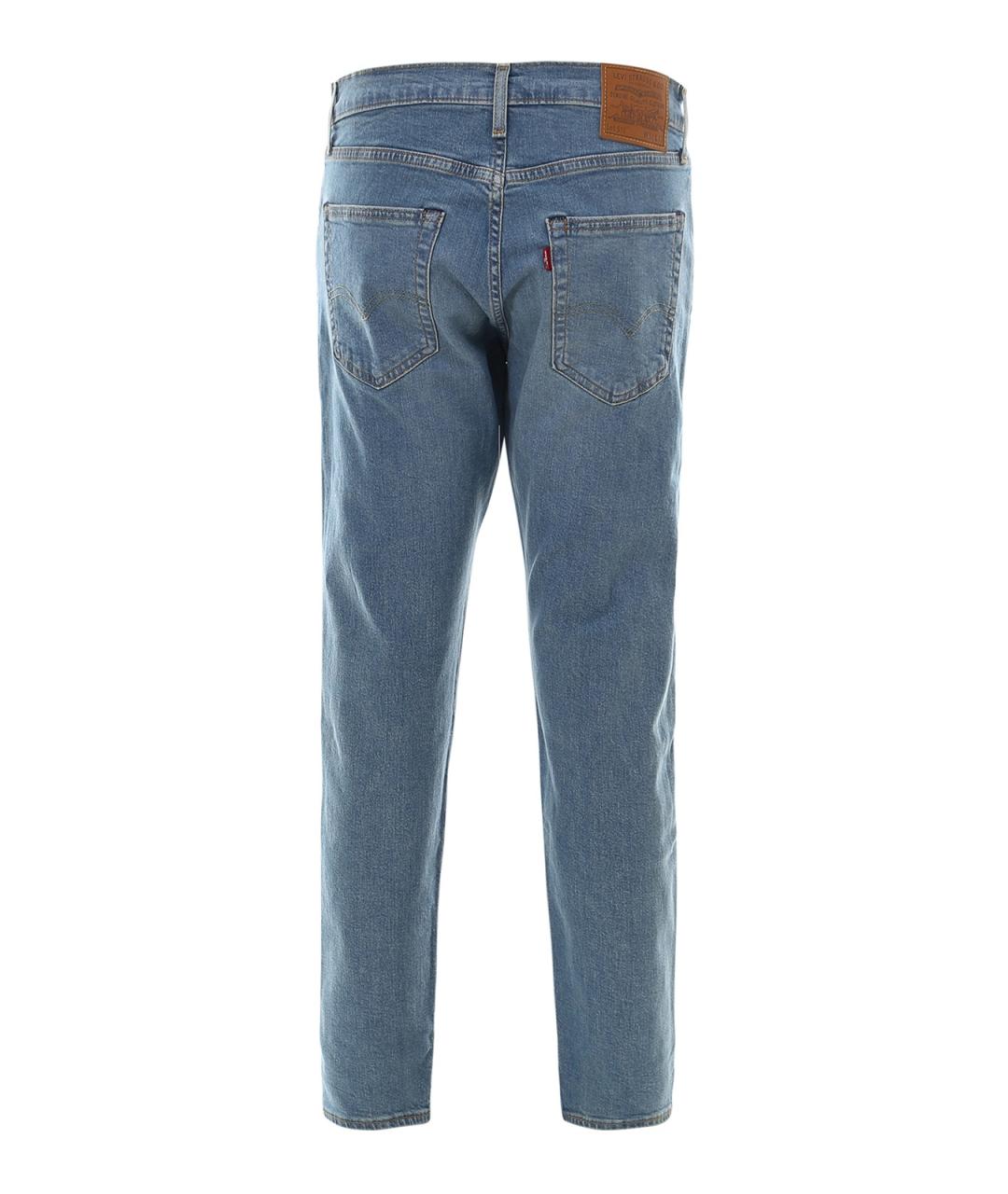 LEVI'S Синие хлопковые прямые джинсы, фото 2