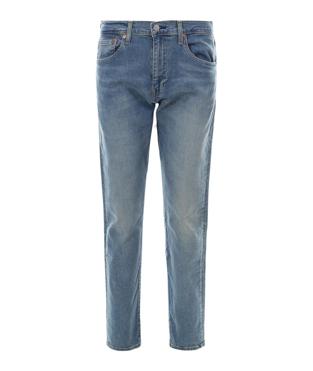 LEVI'S Синие хлопковые прямые джинсы, фото 1