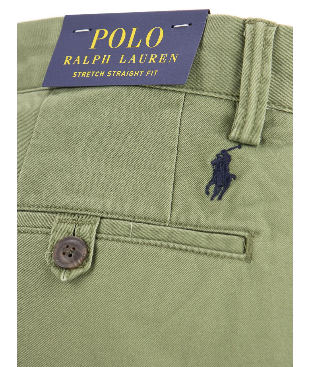 RALPH LAUREN Зеленые хлопковые шорты, фото 4