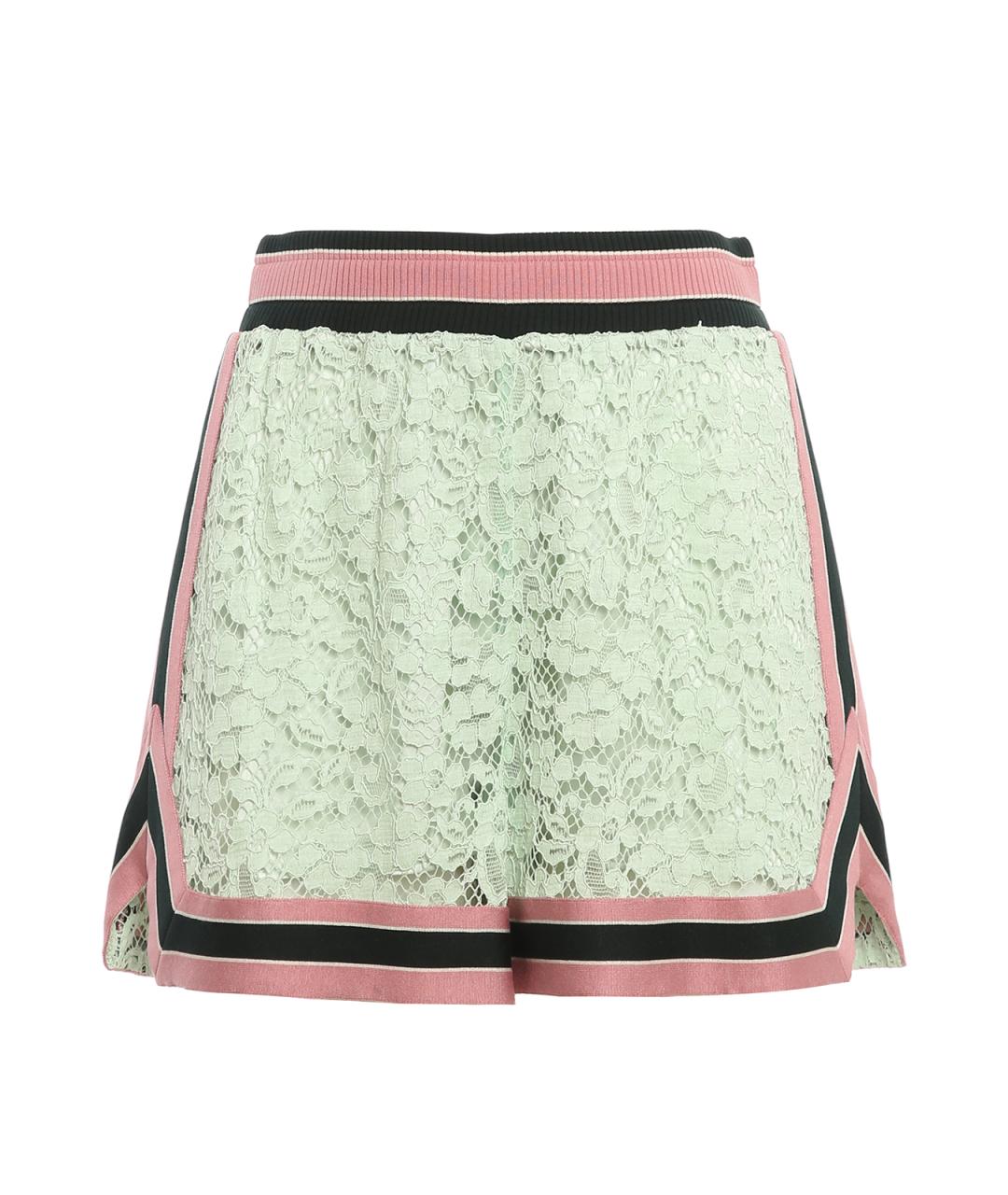 DOLCE&GABBANA Салатовые хлопковые шорты, фото 1