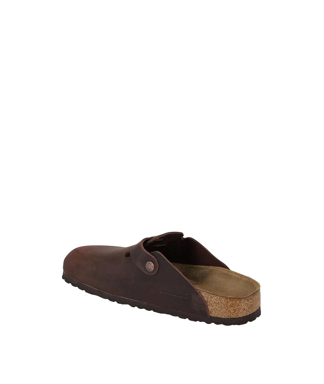 BIRKENSTOCK Коричневые кожаные сандалии, фото 3