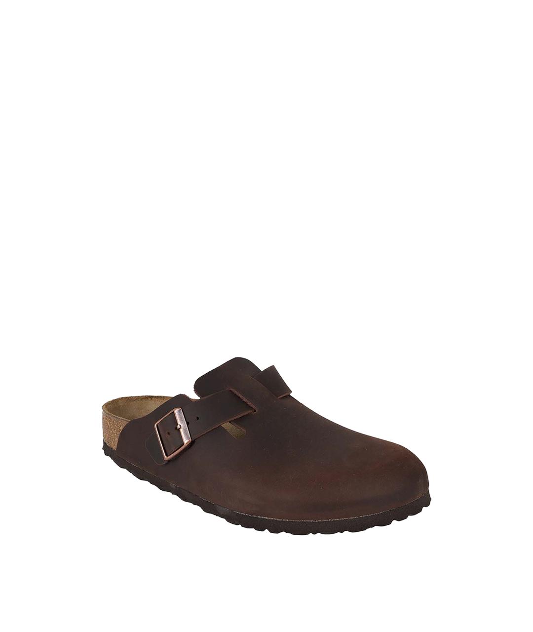 BIRKENSTOCK Коричневые кожаные сандалии, фото 2