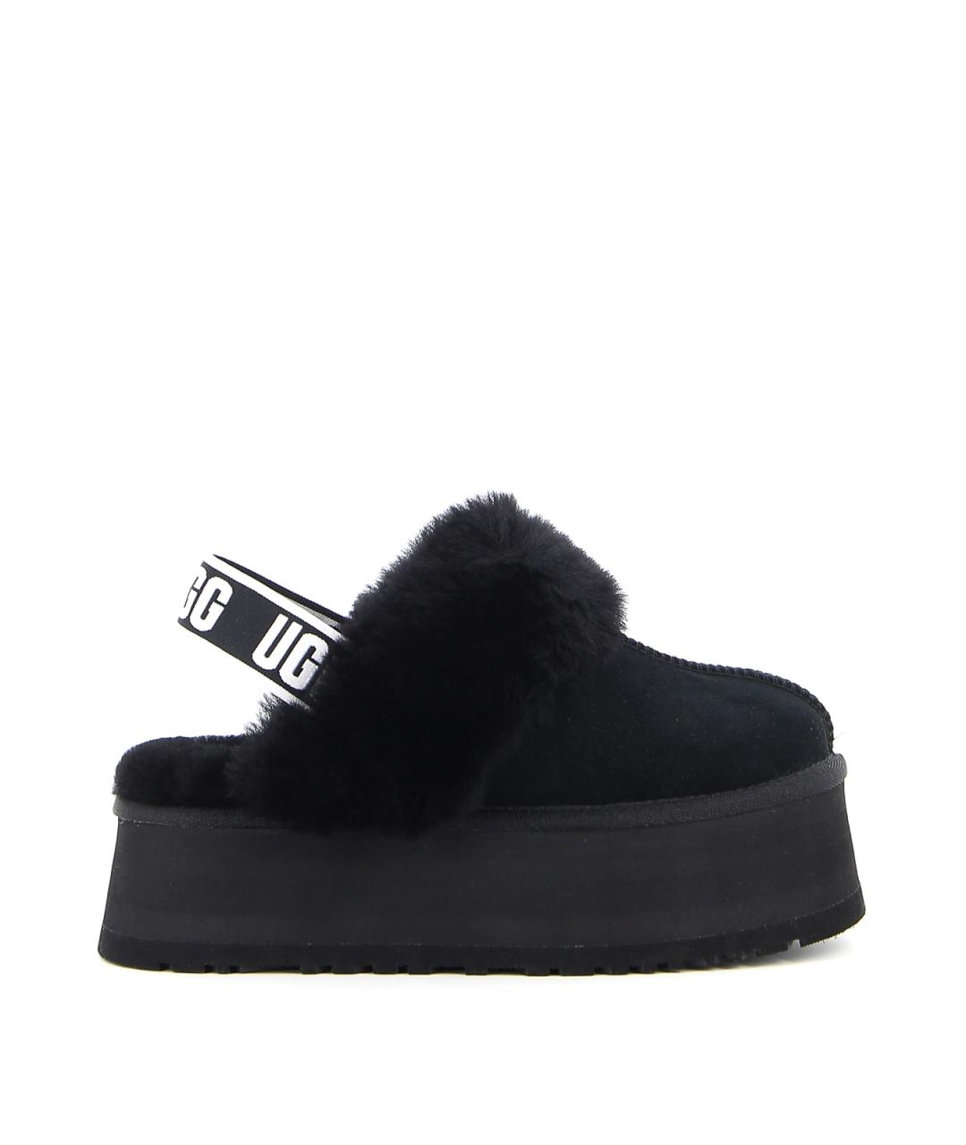 UGG Черные нубуковые мюли, фото 1