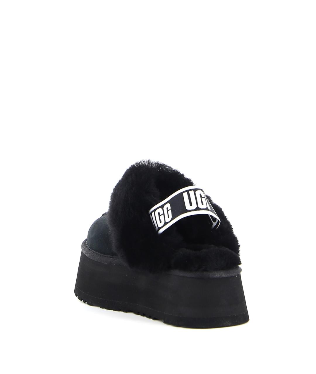 UGG Черные нубуковые мюли, фото 4