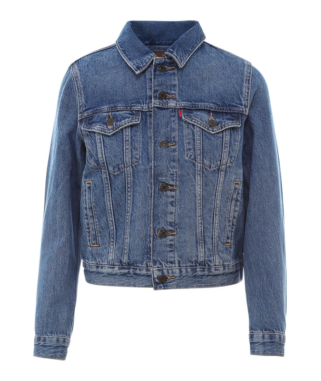LEVI'S Синяя хлопковая куртка, фото 1