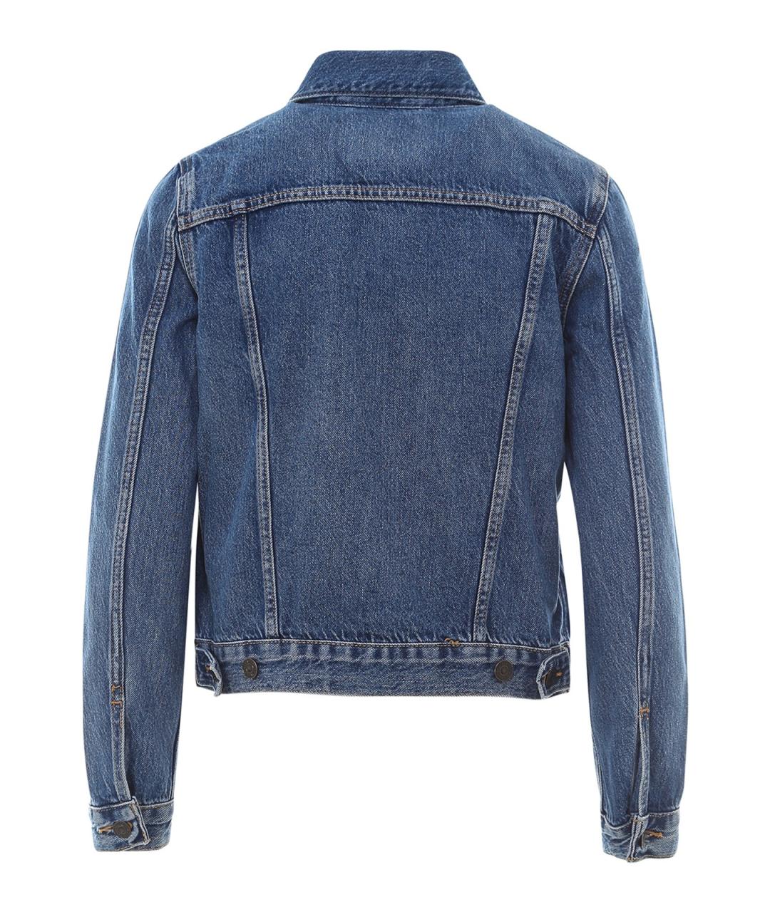 LEVI'S Синяя хлопковая куртка, фото 2