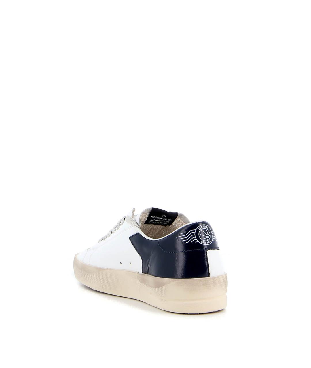 GOLDEN GOOSE DELUXE BRAND Белые кожаные низкие кроссовки / кеды, фото 4