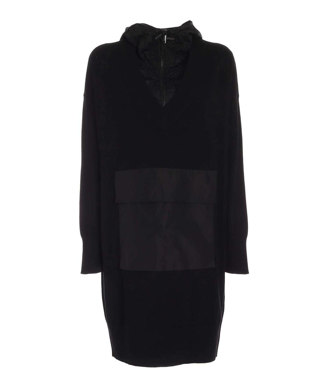 DKNY Черное вискозное повседневное платье, фото 1