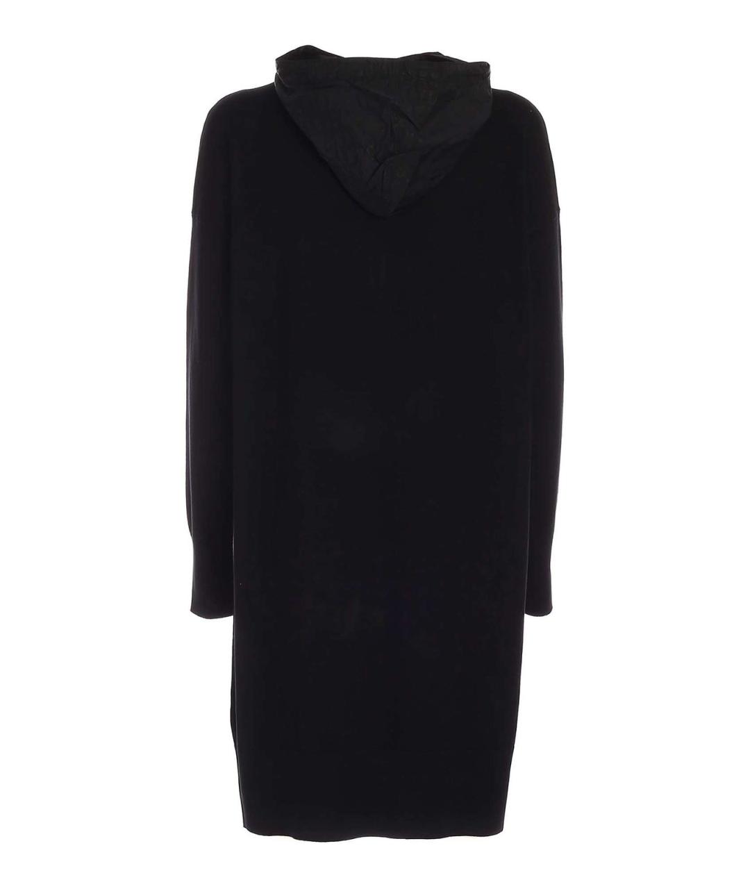 DKNY Черное вискозное повседневное платье, фото 2