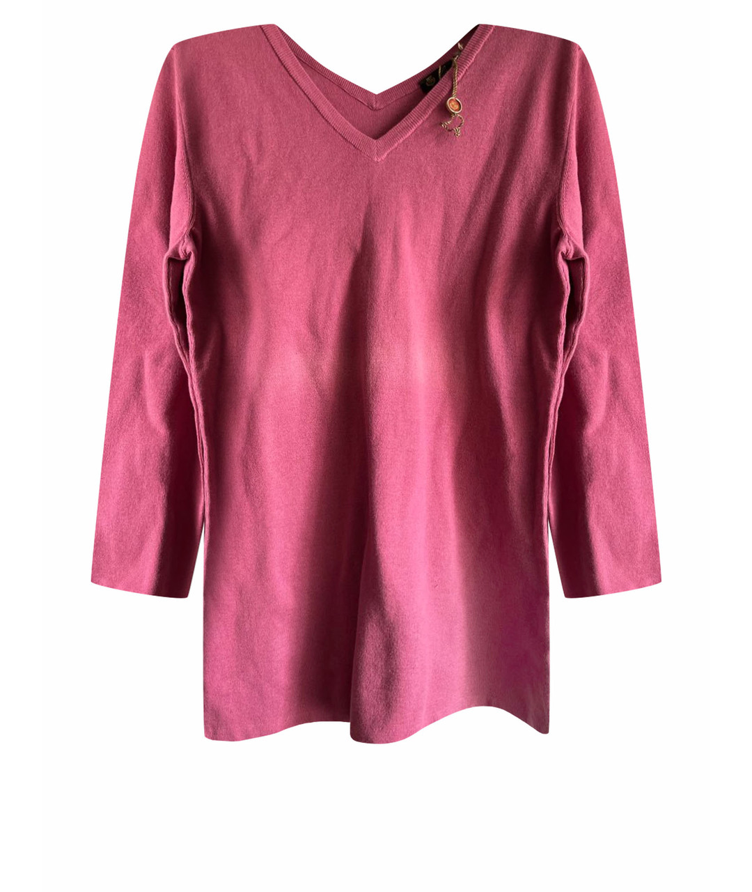 LORO PIANA Розовый хлопковый джемпер / свитер, фото 1