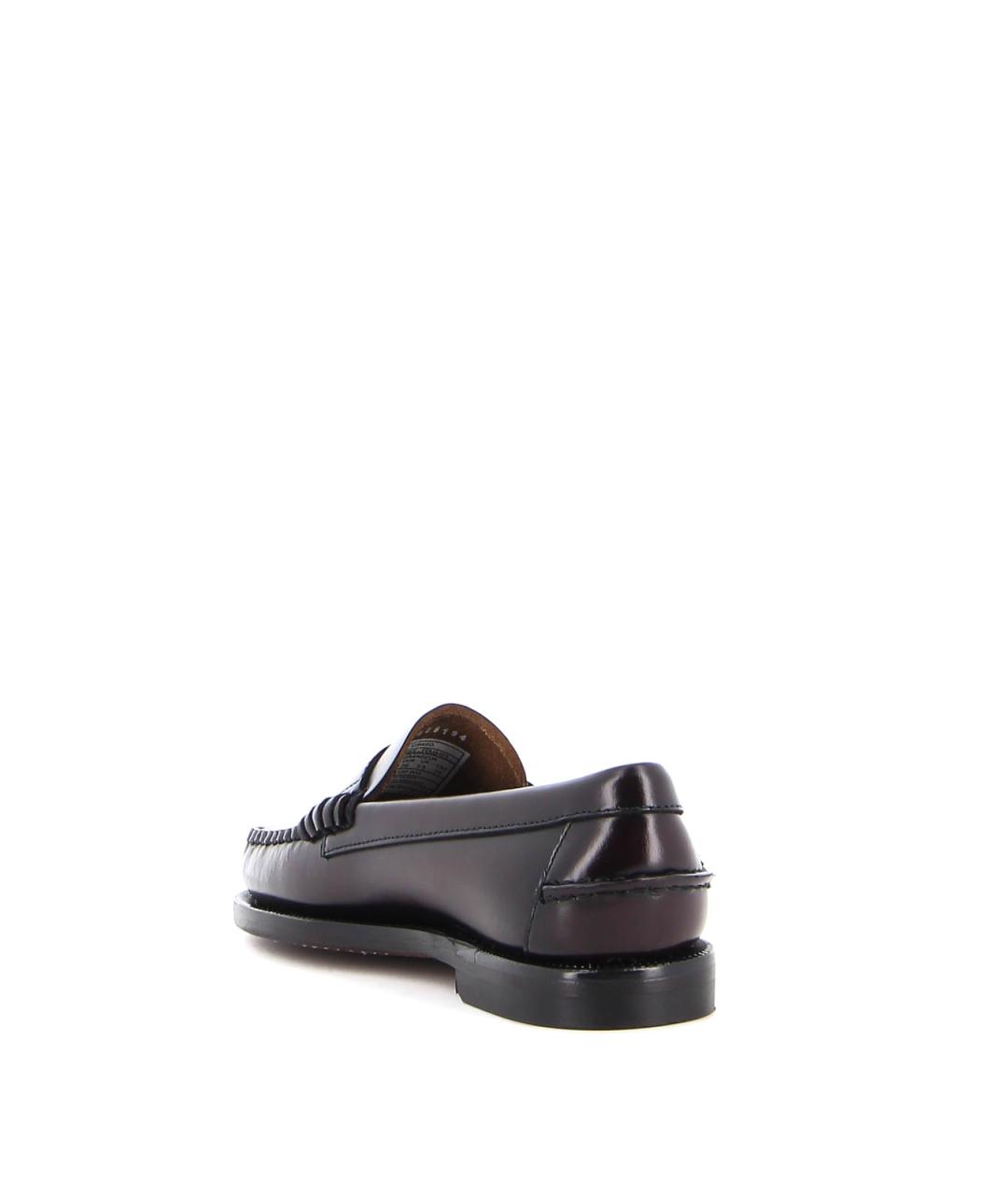 SEBAGO Бордовые кожаные лоферы, фото 4