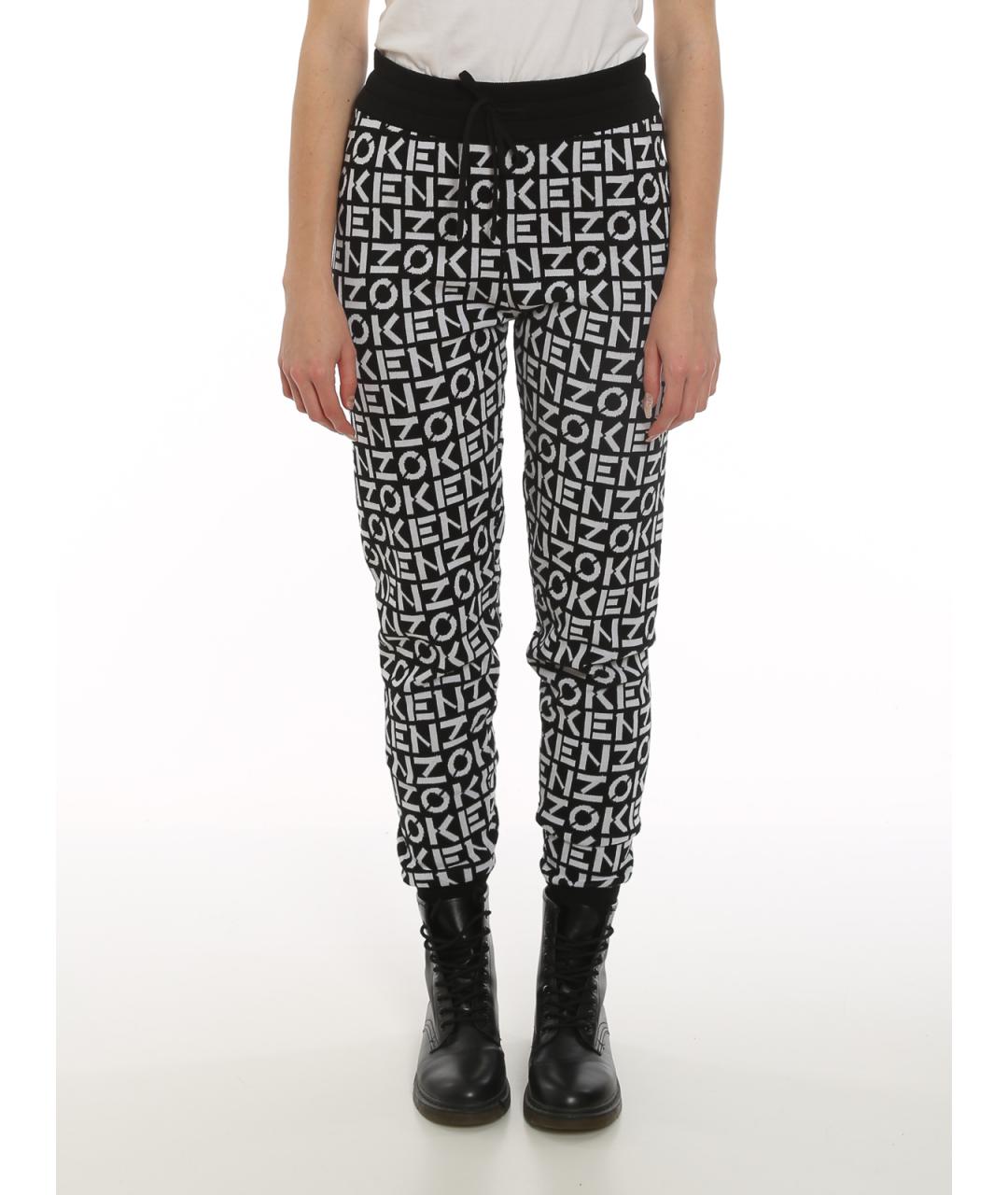 KENZO Черные хлопковые спортивные брюки и шорты, фото 3