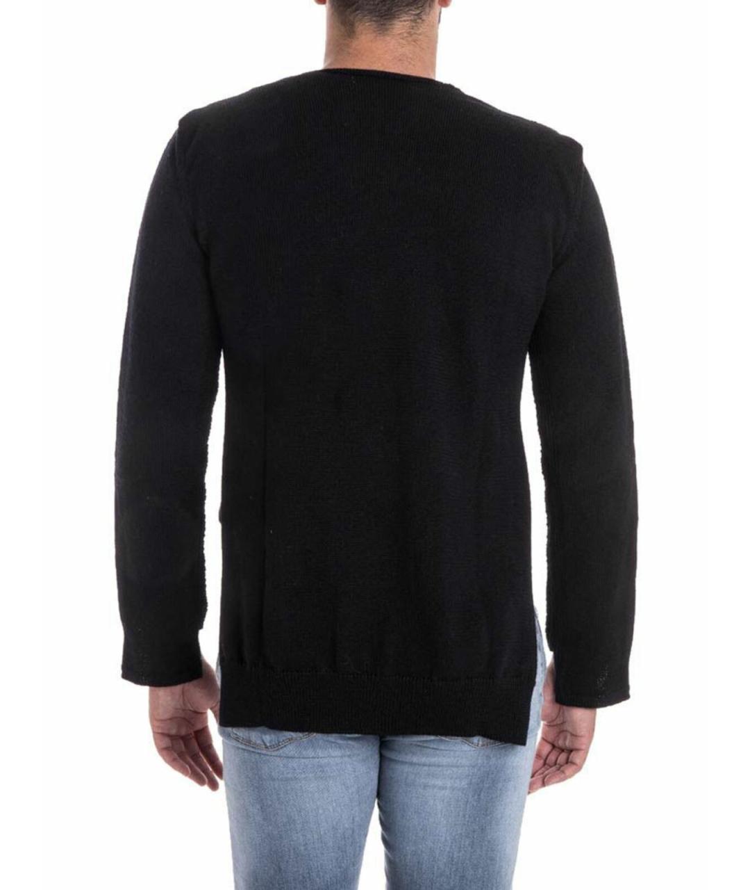 COMME DES GARÇONS SHIRT Черная шерстяная водолазка, фото 3