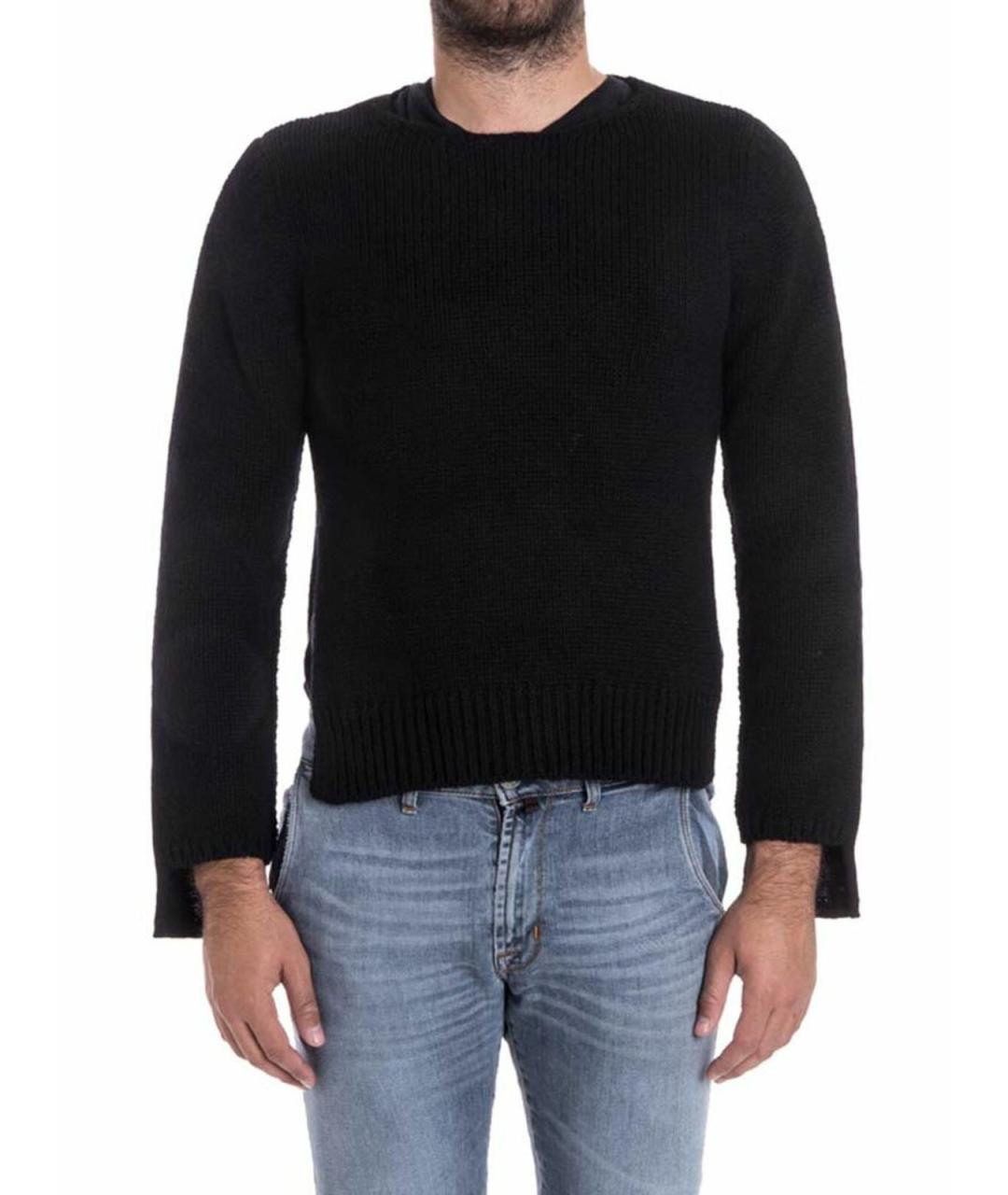 COMME DES GARÇONS SHIRT Черная шерстяная водолазка, фото 1