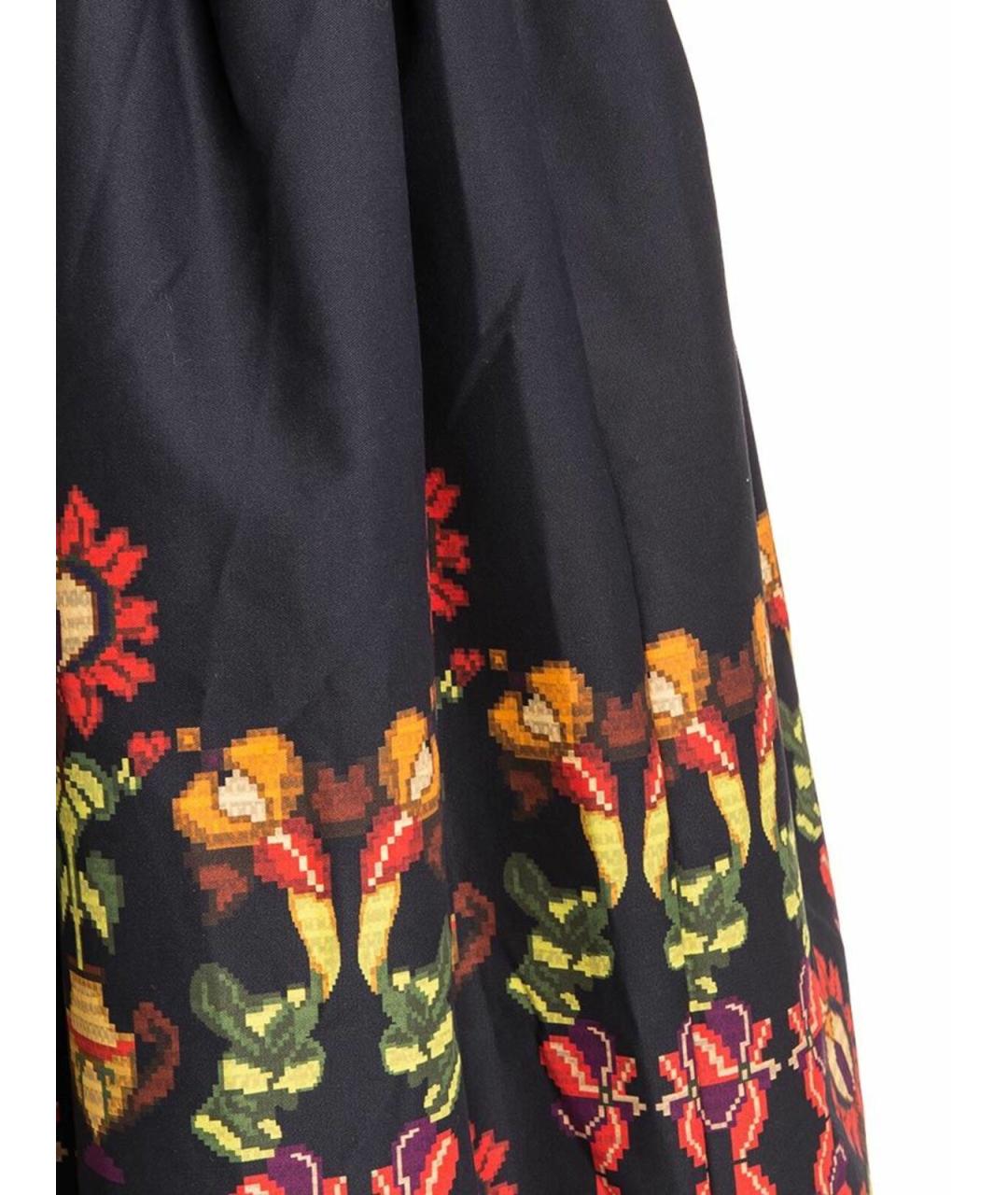 STELLA MCCARTNEY Синяя хлопковая юбка макси, фото 4