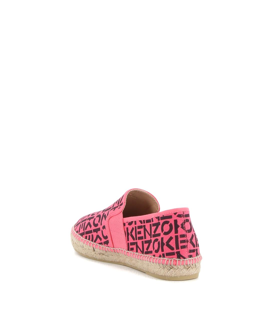 KENZO Розовые текстильные эспадрильи, фото 4