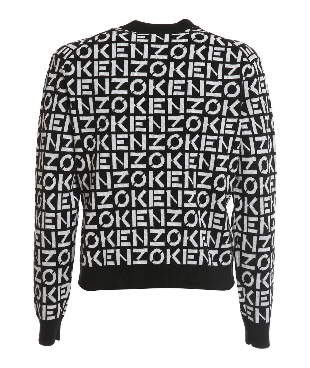 KENZO Черный хлопковый джемпер / свитер, фото 2