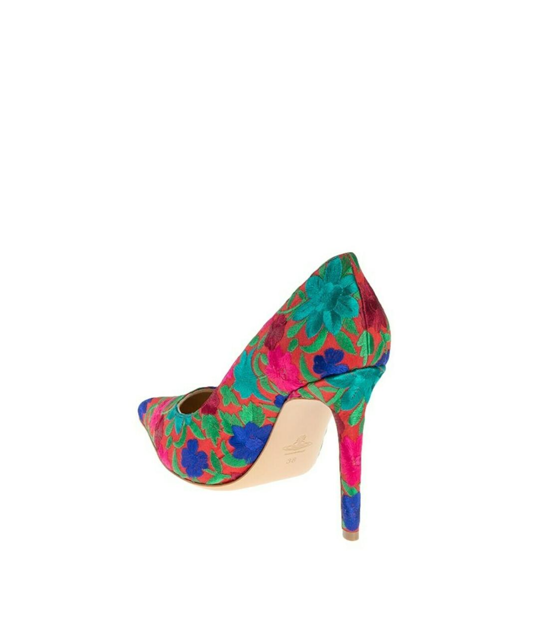 VIVIENNE WESTWOOD Мульти кожаные туфли, фото 4