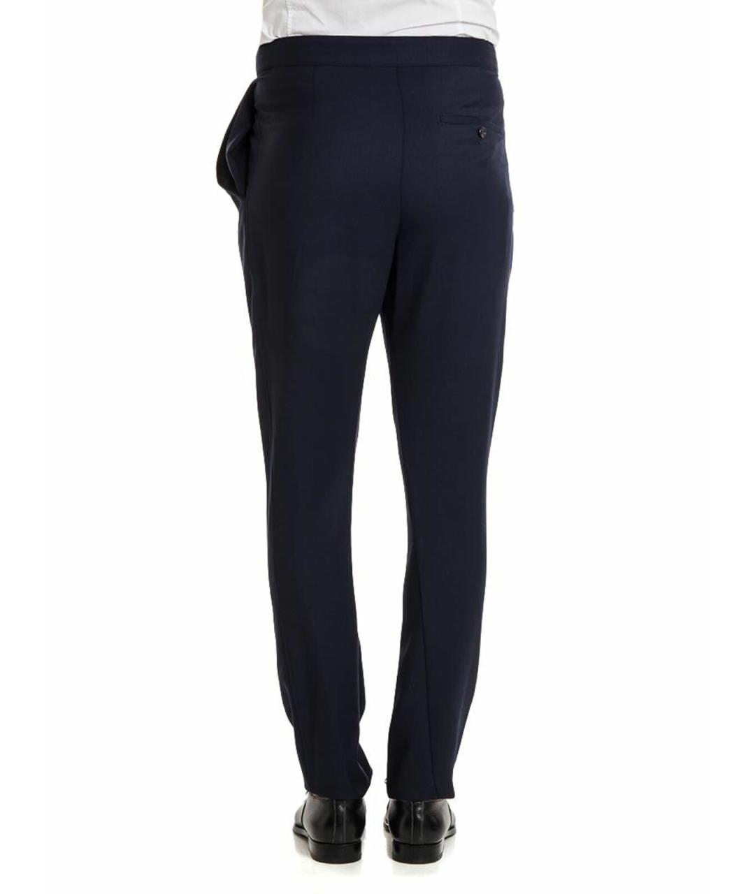 VIVIENNE WESTWOOD Синие хлопковые повседневные брюки, фото 3