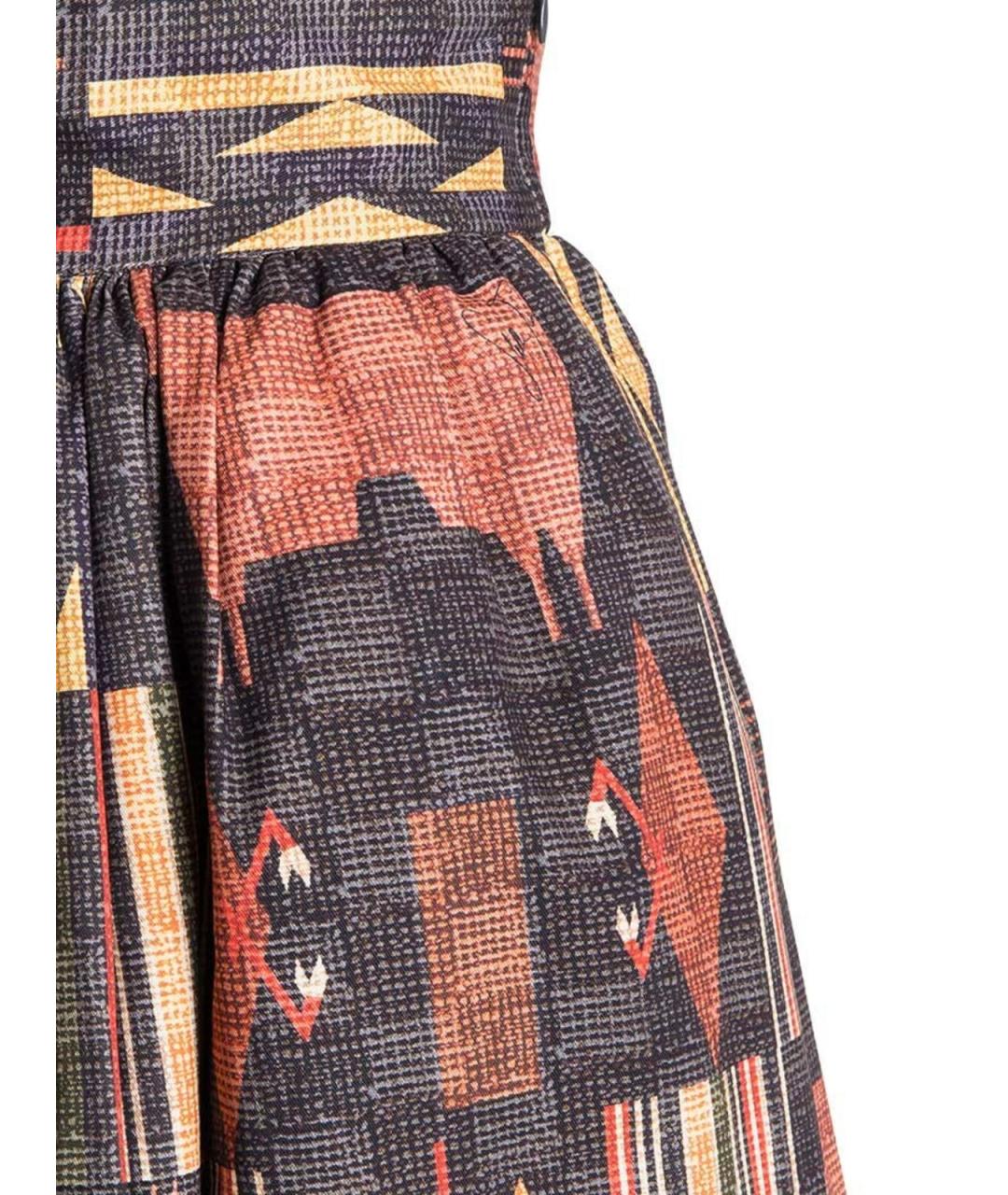 STELLA MCCARTNEY Мульти хлопковая юбка миди, фото 4