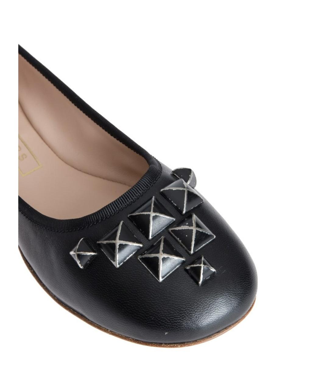 MARC JACOBS Черные кожаные балетки, фото 5