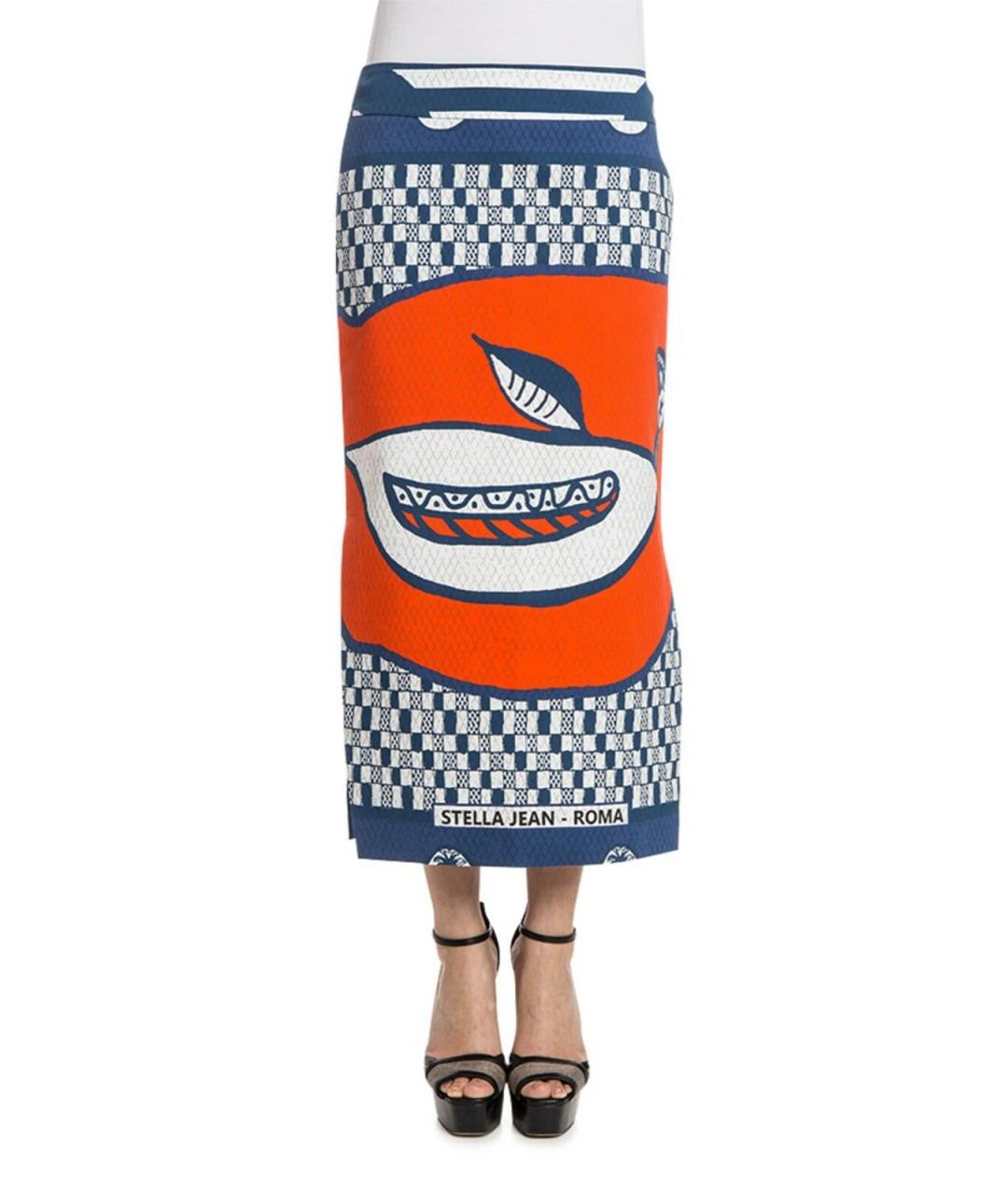 STELLA MCCARTNEY Мульти хлопковая юбка макси, фото 1