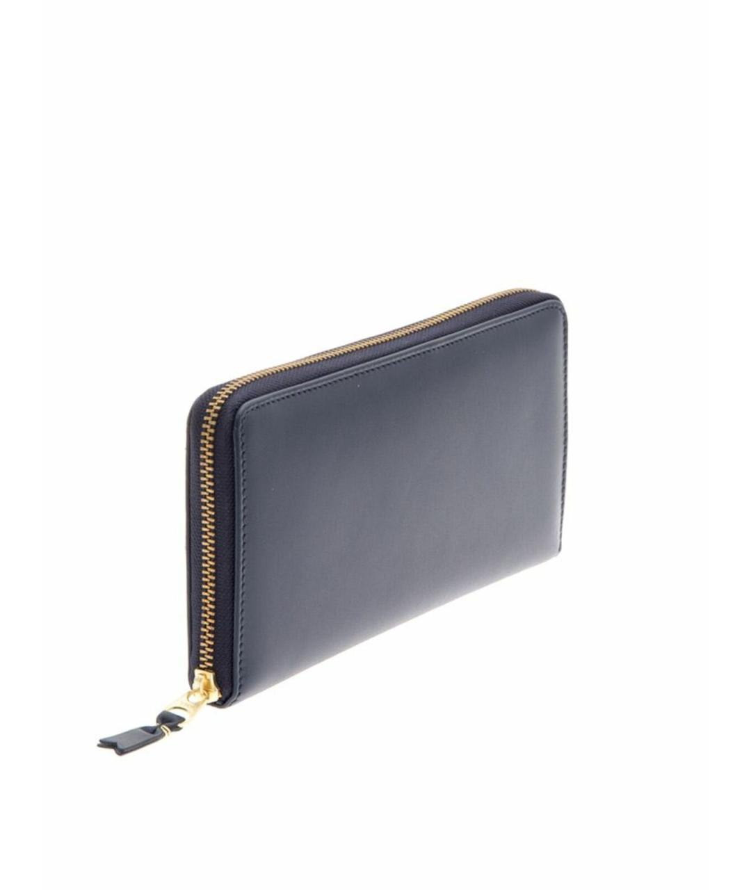 COMME DES GARÇONS WALLET Синий кожаный кошелек, фото 2