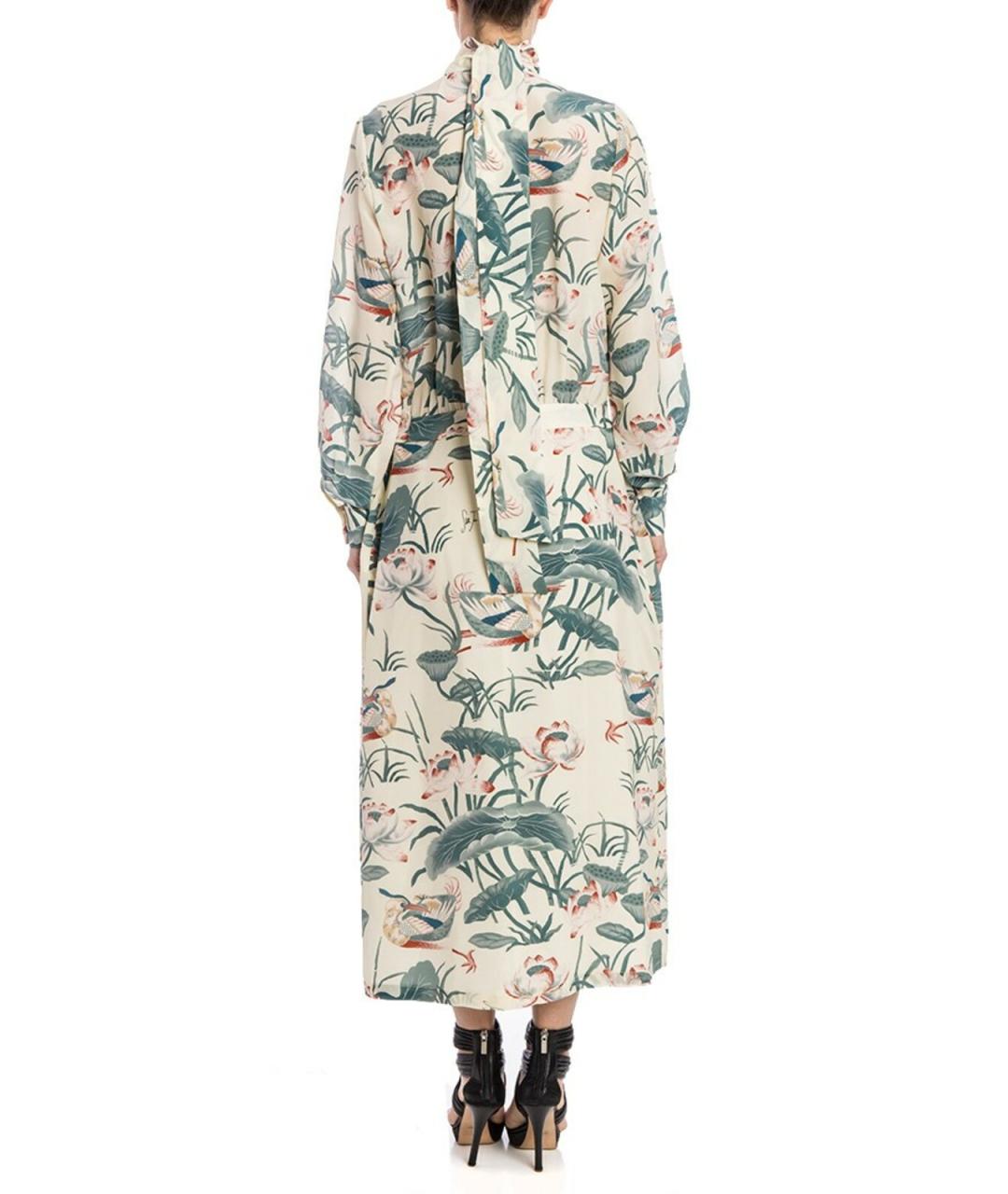 STELLA MCCARTNEY Бежевое шелковое повседневное платье, фото 3