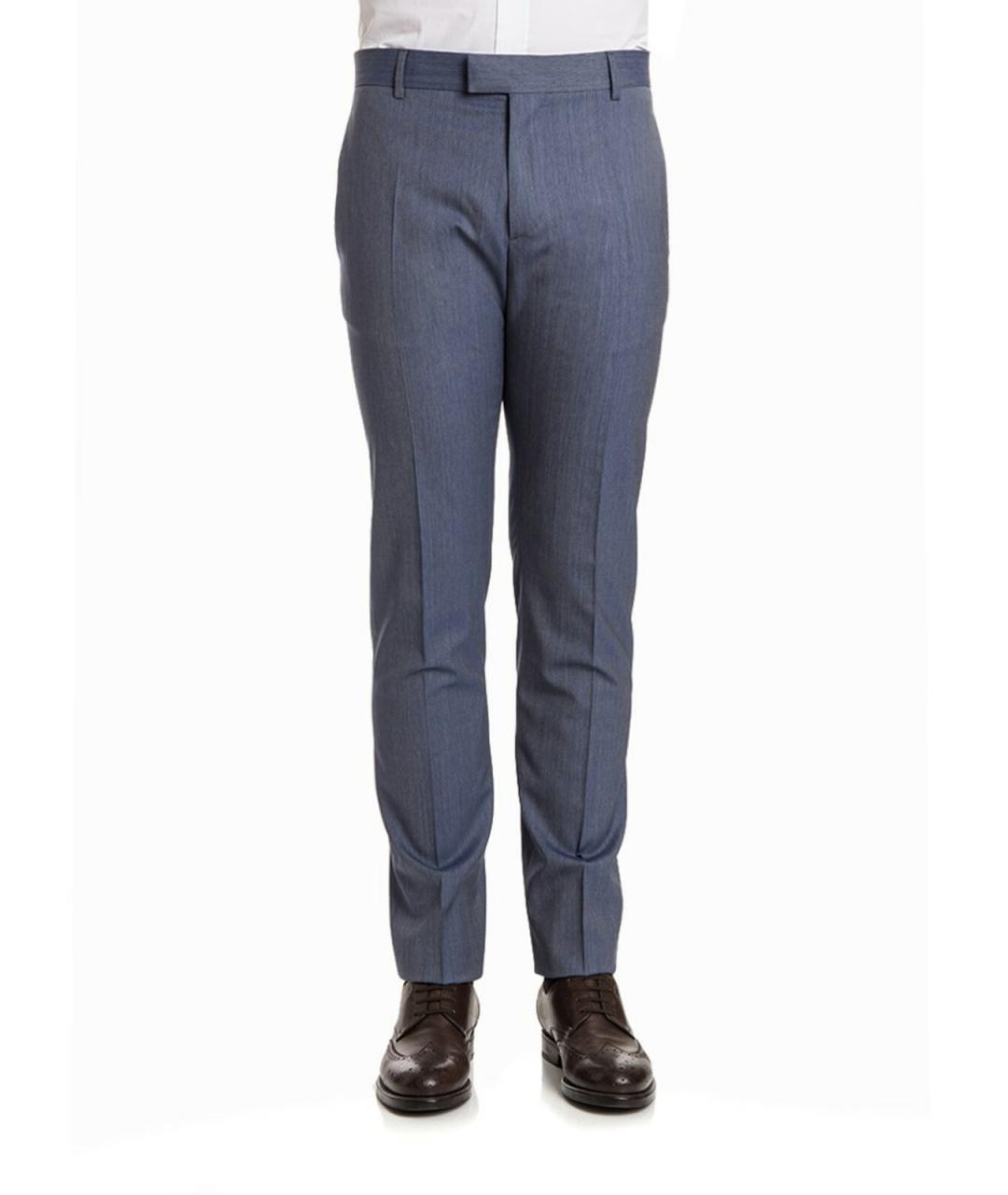 VIVIENNE WESTWOOD Синие хлопковые повседневные брюки, фото 3