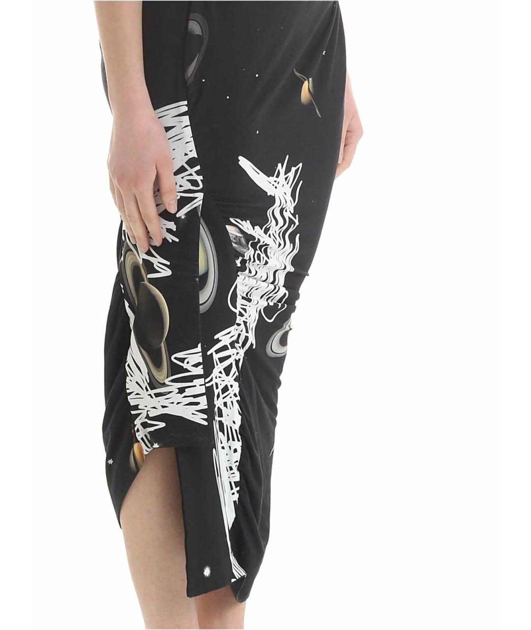 VIVIENNE WESTWOOD Черное вискозное платье, фото 4