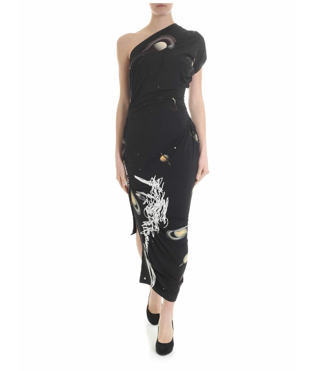 VIVIENNE WESTWOOD Черное вискозное платье, фото 1