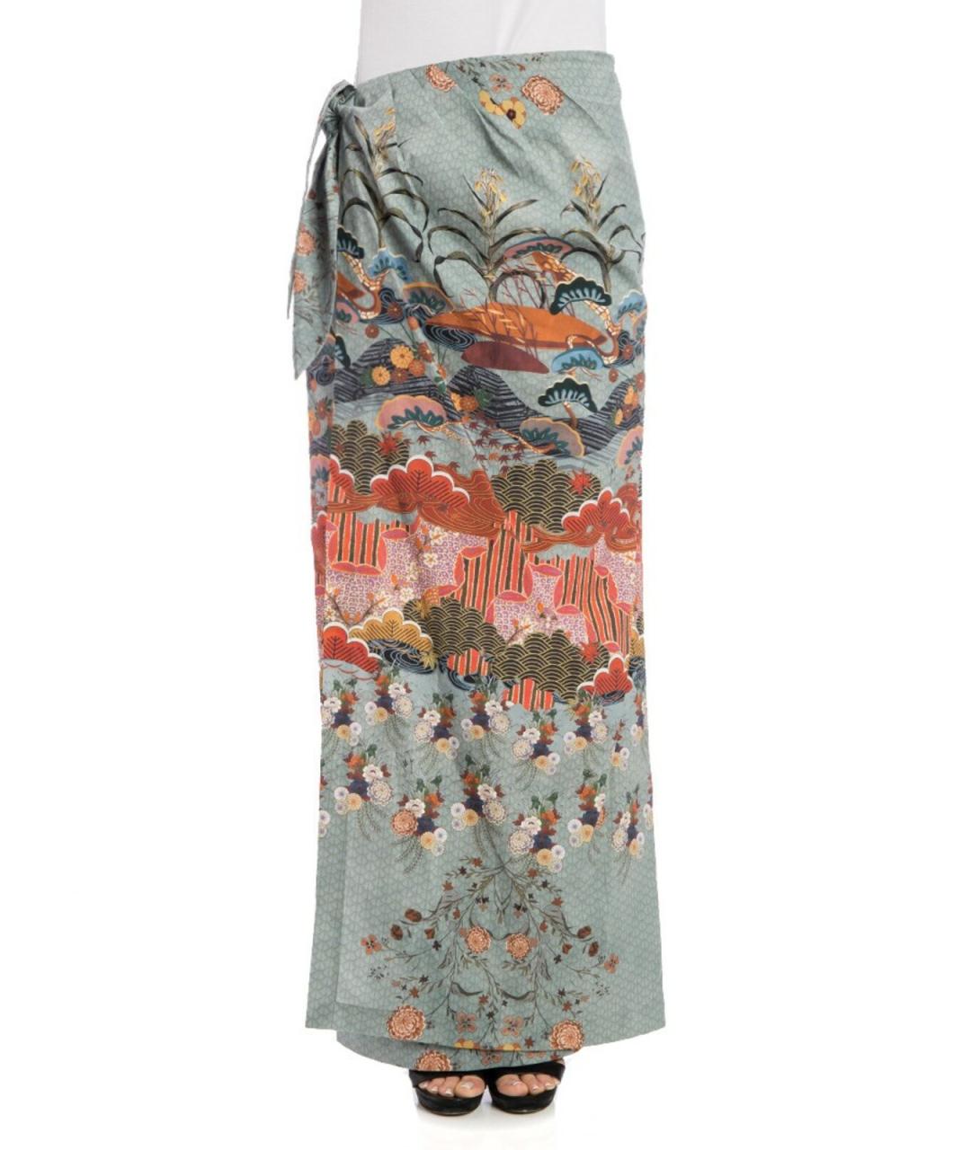 STELLA MCCARTNEY Мульти хлопковая юбка макси, фото 2
