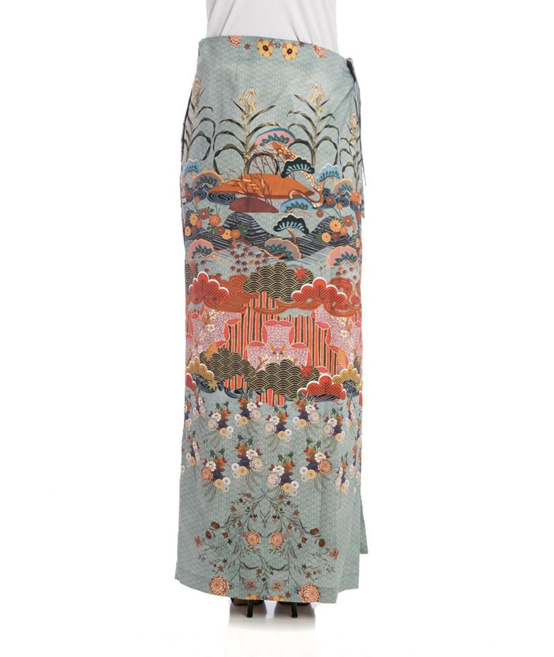 STELLA MCCARTNEY Мульти хлопковая юбка макси, фото 3