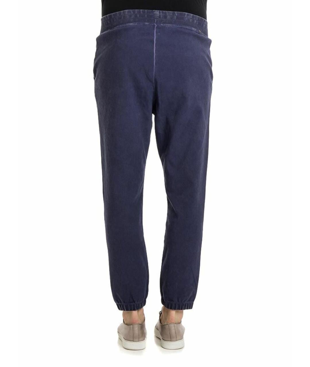 VIVIENNE WESTWOOD Синие хлопковые повседневные брюки, фото 3