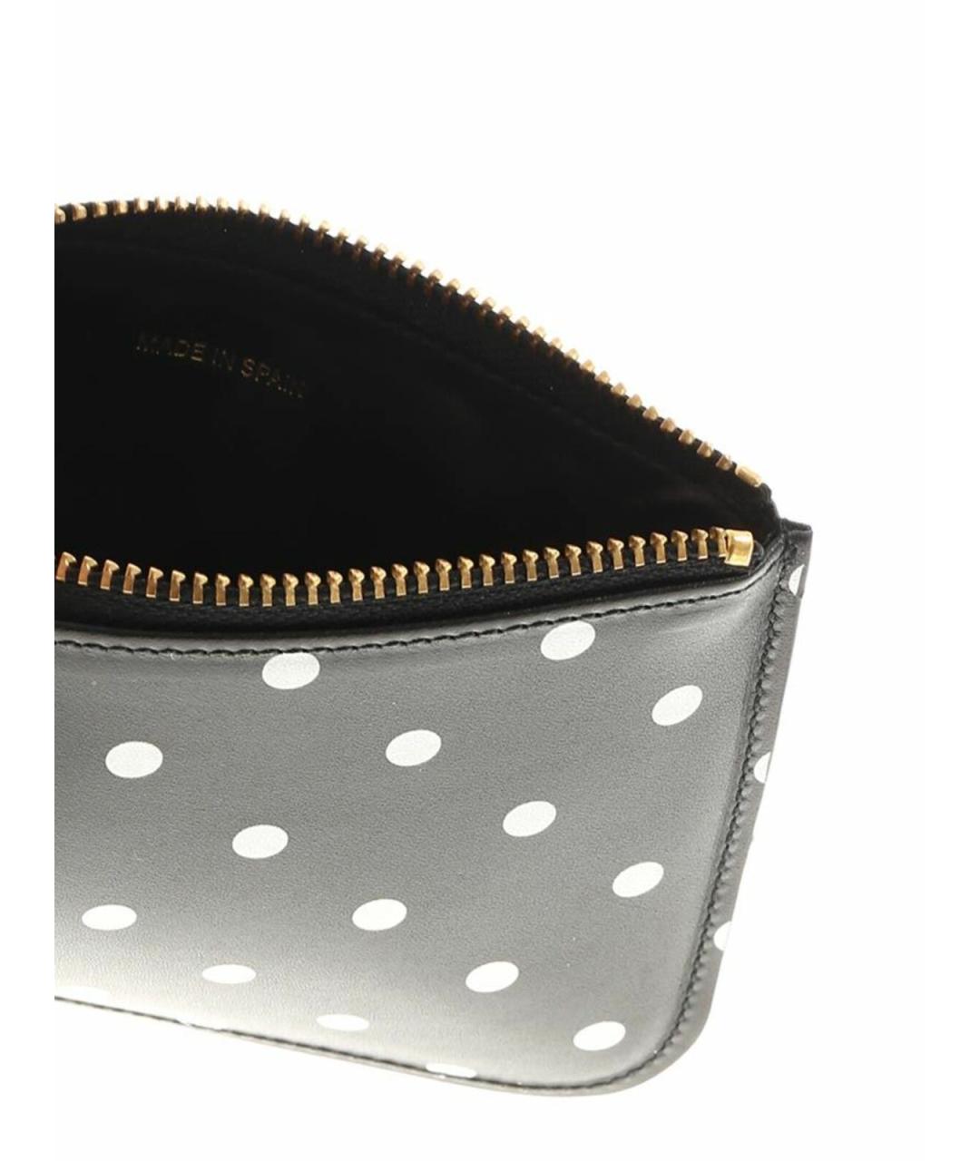 COMME DES GARÇONS WALLET Черный кожаный кошелек, фото 5