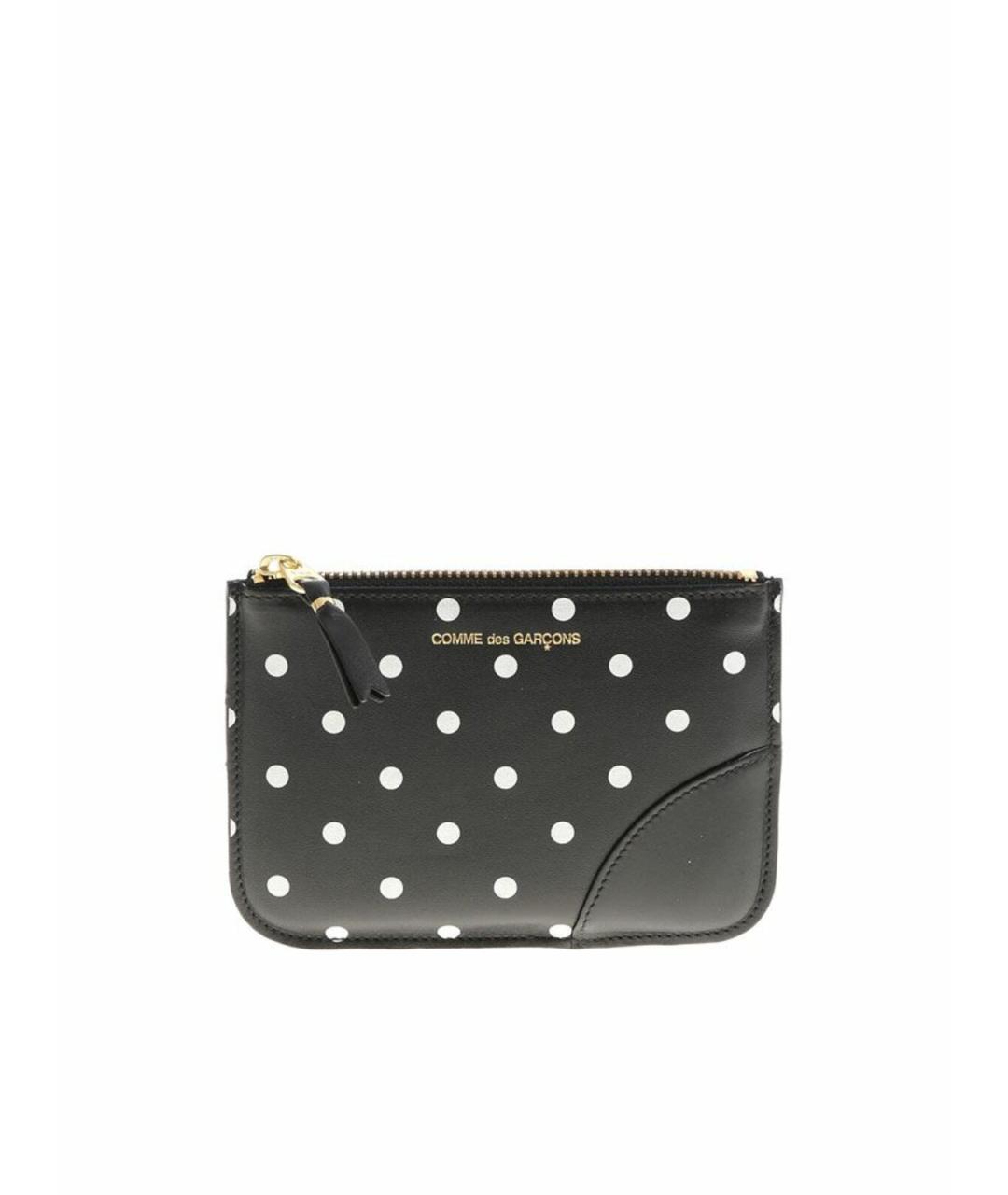 COMME DES GARÇONS WALLET Черный кожаный кошелек, фото 1