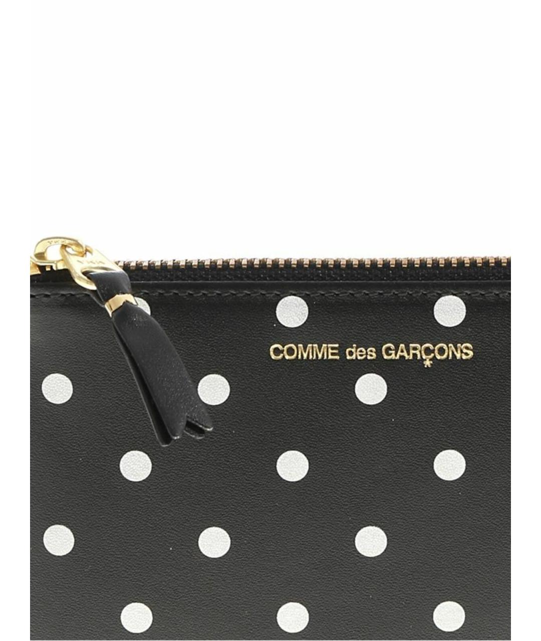 COMME DES GARÇONS WALLET Черный кожаный кошелек, фото 4